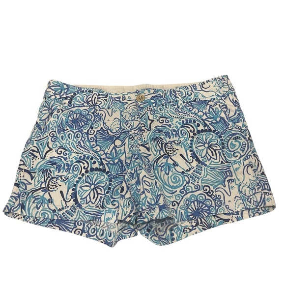 LILLY PULITZER The Walsh Short Size 10  Hippy Happy Shake - Picture 2 of 13